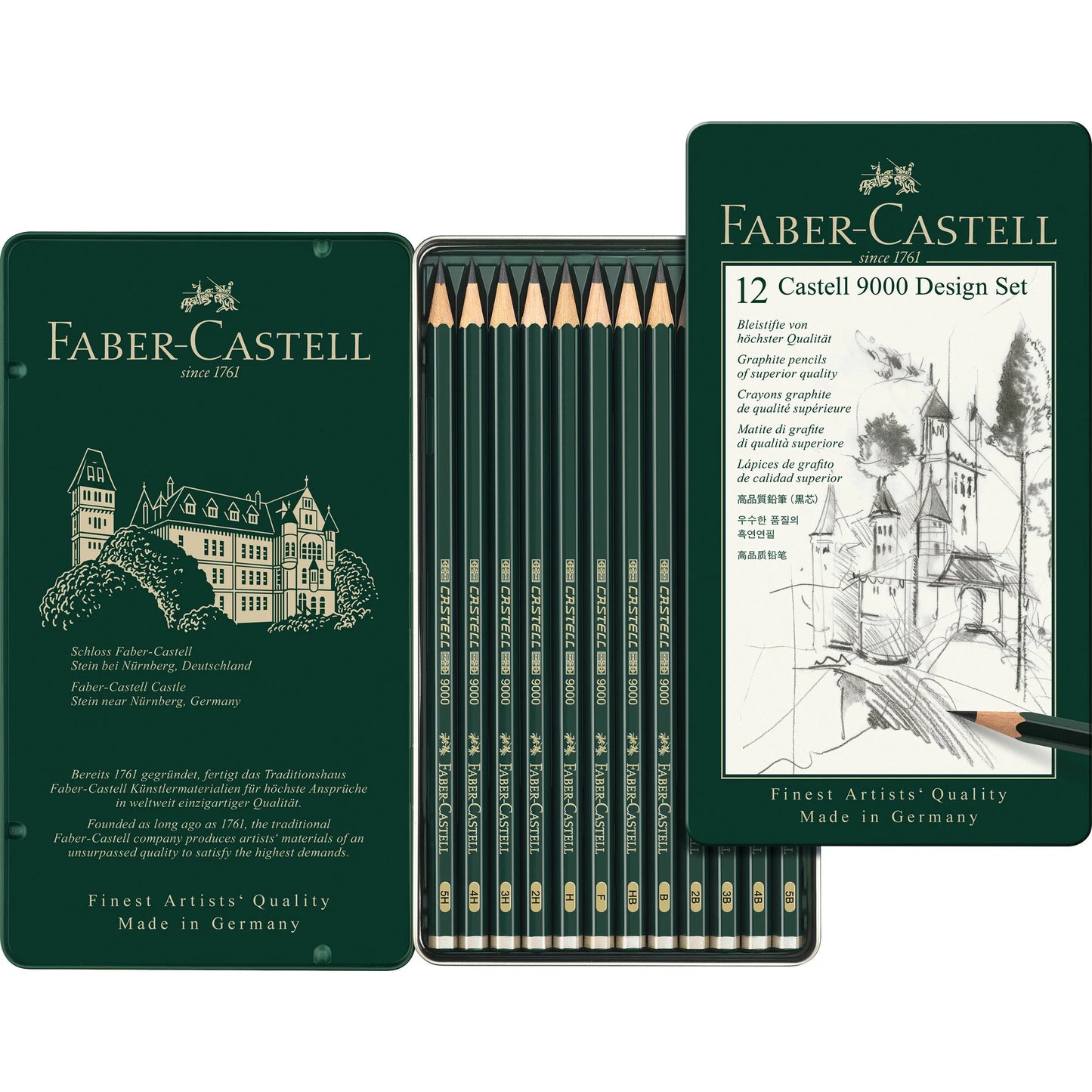 Faber-Castell 9000 Series Graphtie Pencil Sets