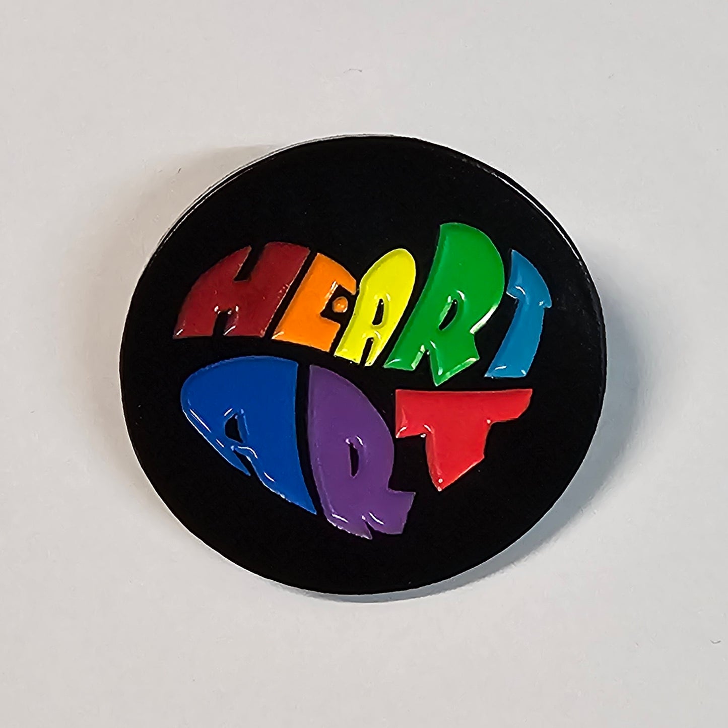 Heart Art Enamel Pin