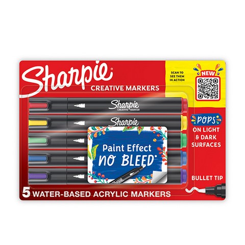 Sharpie 5 Pack Bullet Point Creative Markers