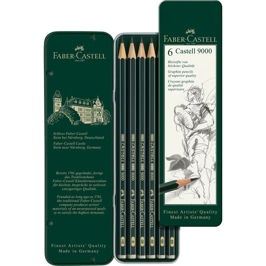 Faber-Castell 9000 Series Graphtie Pencil Sets