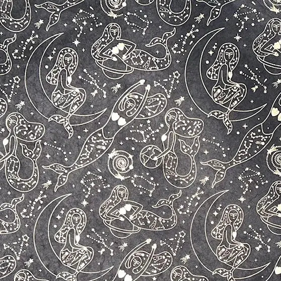 Giftsland Gold/Black Mermaid Moon Paper