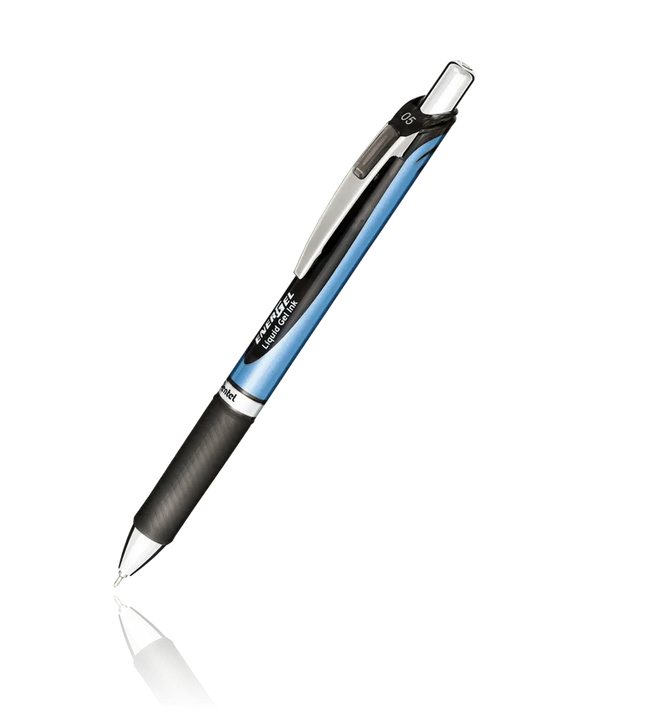 Pentel EnerGel .7mm Blue RTX Deluxe Retractable Needle-Tip Liquid Gel Pen