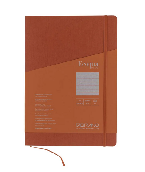 Fabriano Ecoqua Plus A4 Stitch Bound Notebooks