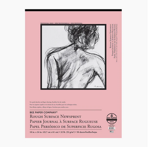 Bee Paper Company 887 Series Rough Surface Newsprint Pad