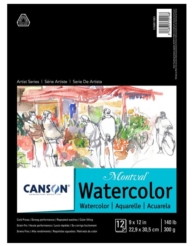 Canson Artist Series Montval Watercolor Pads