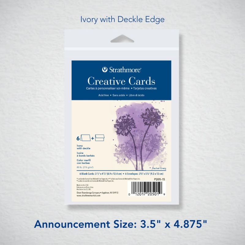 Strathmore Announcement Sized 6 Packs of Creative Cards