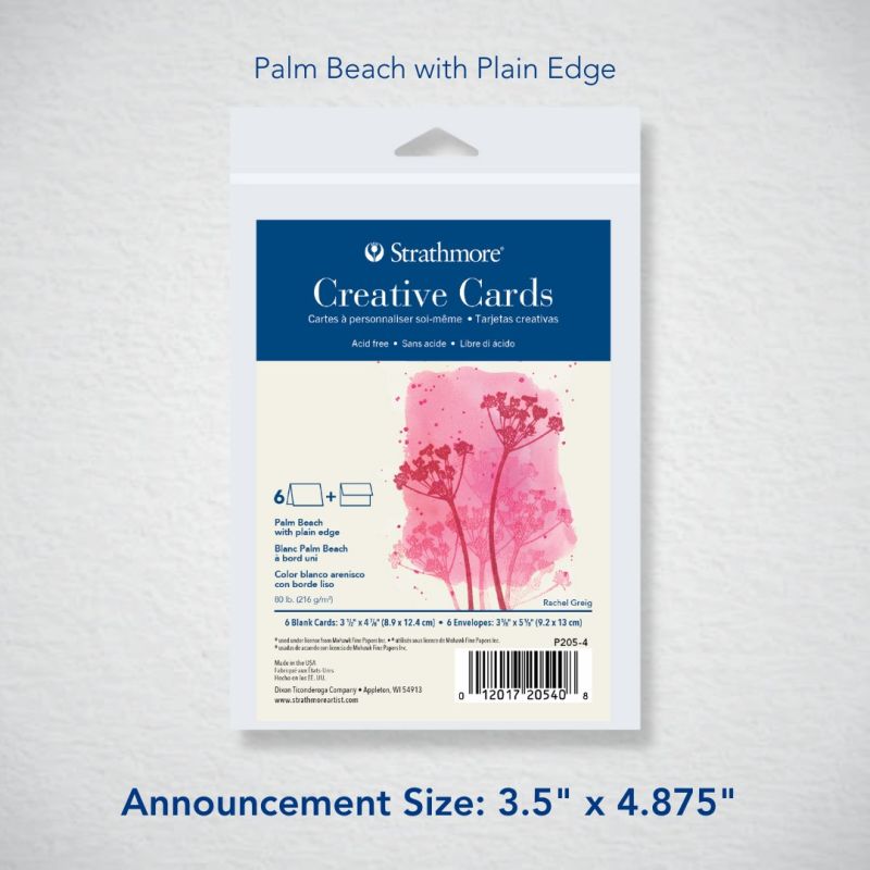 Strathmore Announcement Sized 6 Packs of Creative Cards