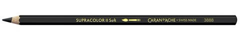 Caran D'Ache Supracolor Aquarelle Black Colored Pencils