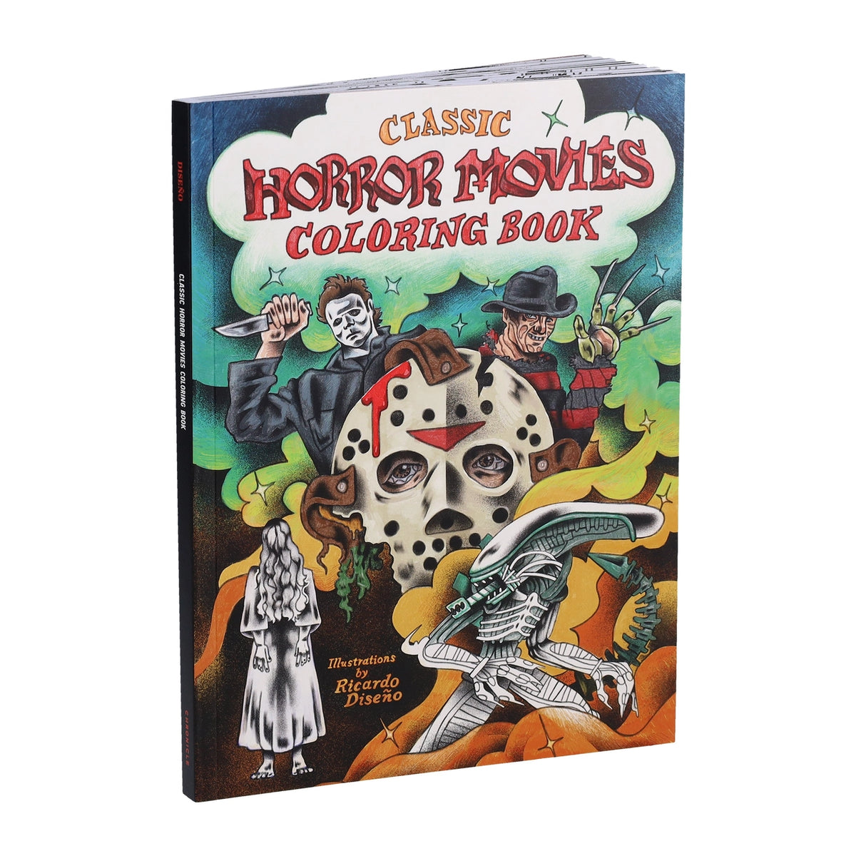 Chronicle Books Classic Horror Movies Coloring Book