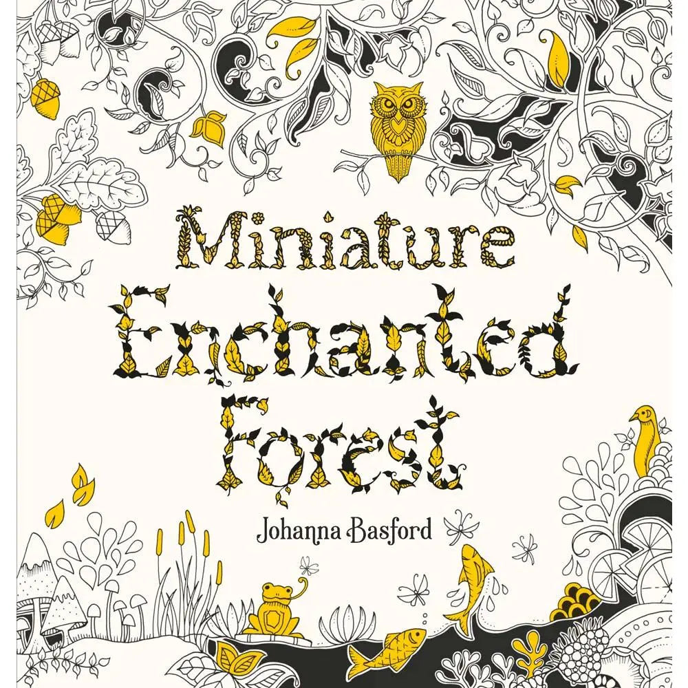 Chronicle Books Miniature Enchanted Forest Coloring Book