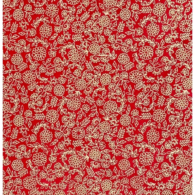 Giftsland 20in x 30in Red Floral Art Paper