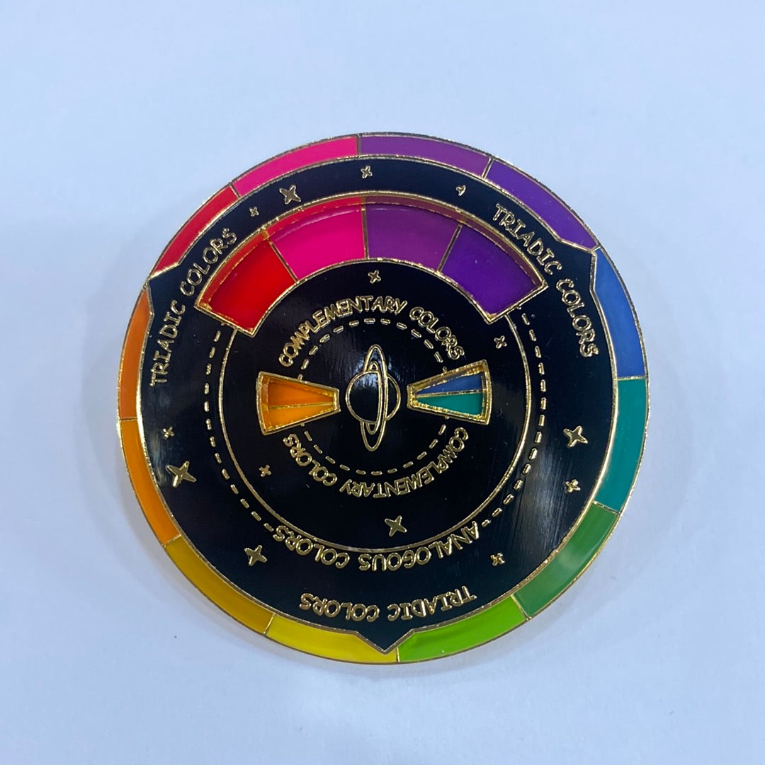 Posners Black Color Wheel Pin