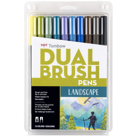 Tombow Dual Brush Landscape Pens Set
