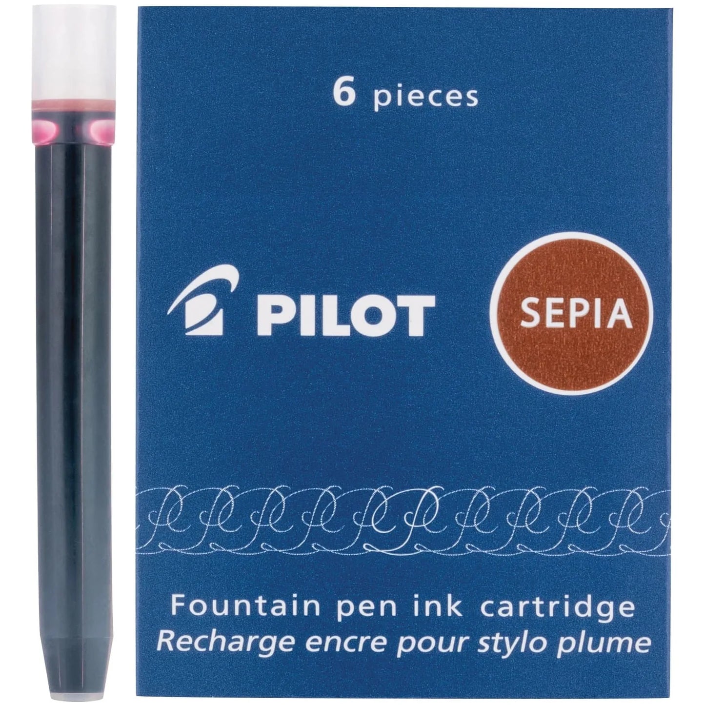 Pilot Fountain Pen 6 Pack Ink Cartridges