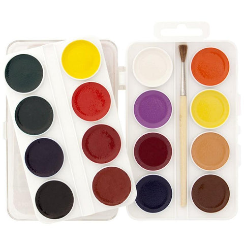 Jack Richeson 16 Pan Watercolor Set with Brush