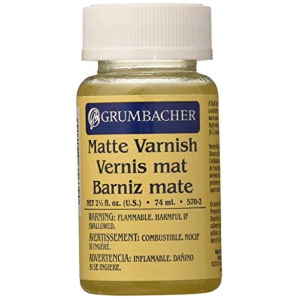 Grumbacher 2.5oz Matte Varnish