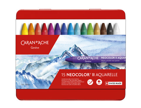 Caran D'Ache Classic Neocolor II Aquarelle Metal Box Sets