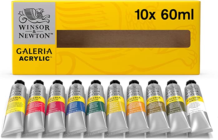 Winsor & Newton 60ml Galeria Acrylic Set of 10