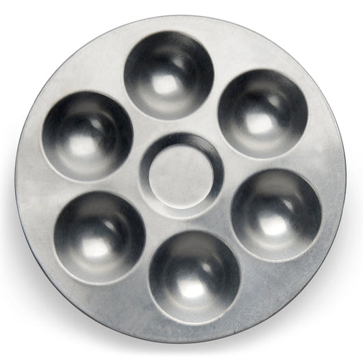 Jack Richeson 6 Well Round Aluminum Tray