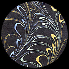 Graphic Products Gold/Blue/Green/Black Metallic Plumes Paper