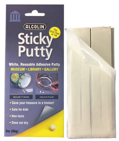 Alcolin 3oz Reusable Sticky Putty Museum Tack