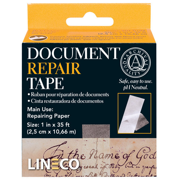 Lineco 1in x 35ft Document Repair Tape