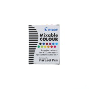 Pilot 12 Color Set of Parallel Pen Ink Refills