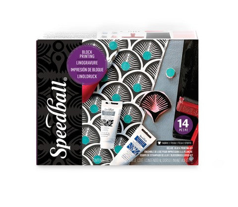 Speedball Deluxe Block Printing Fabric Kit