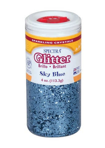 Spectra Glitter Sparkling Crystals 4oz Sky Blue