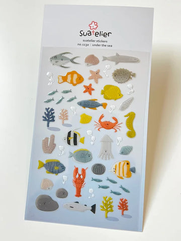 Cute Stickers Under the Sea