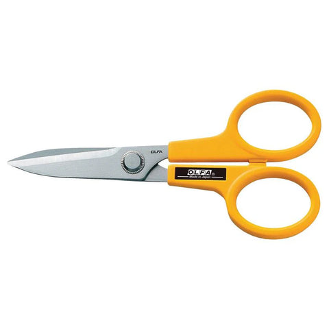 Olfa 7" Serrated-Edge Stainless Steel Scissors