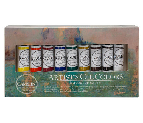 Gamblin Artist Oil Color Introductory Set of 9