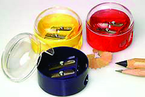 Kum USA Double Hole Plastic Dome Pencil Sharpener