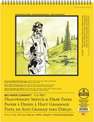 Bee Paper Company Co-Mo Heavyweight Sketch & Draw Pads