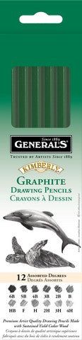 General Pencil Set of 12 Kimberly Drawing Pencils