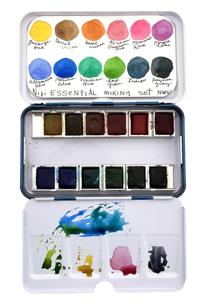 Yasutomo Niji Watercolor Tin Sets