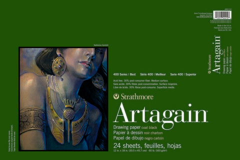 Strathmore Artagain Coal Black Paper Pads