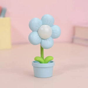 Flower Night Light Blue