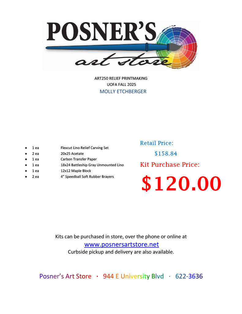 ART250 Relief Printmaking