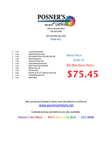 ART110 Kit- Ryan Hill Fall 2025