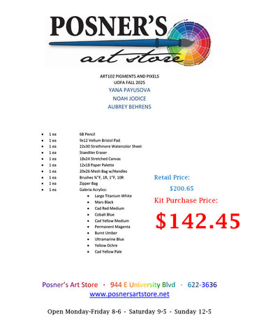 ART102 Pigments and Pixels