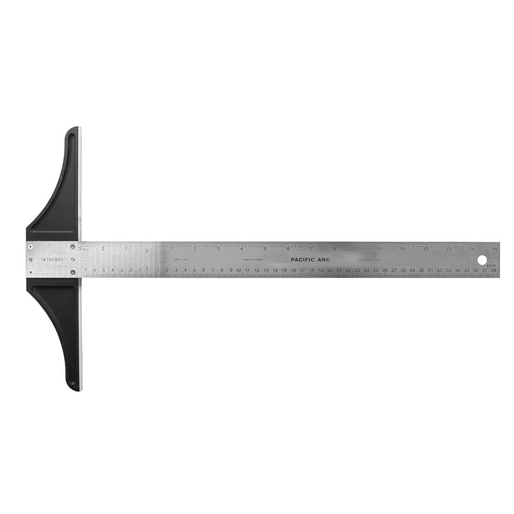 Pacific Arc Stainless Steel Graduated T-Squares