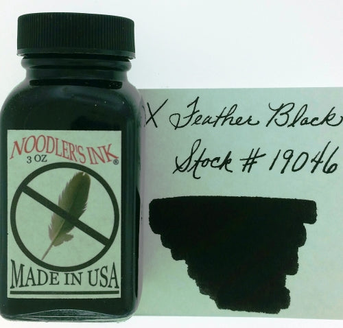 X-Feather Black Ink 3oz Bottle