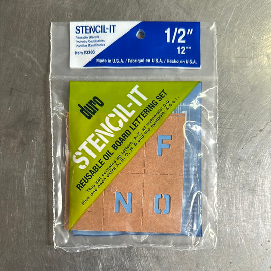 Graphic Products Duro Stencil-It Alphabet Stencils