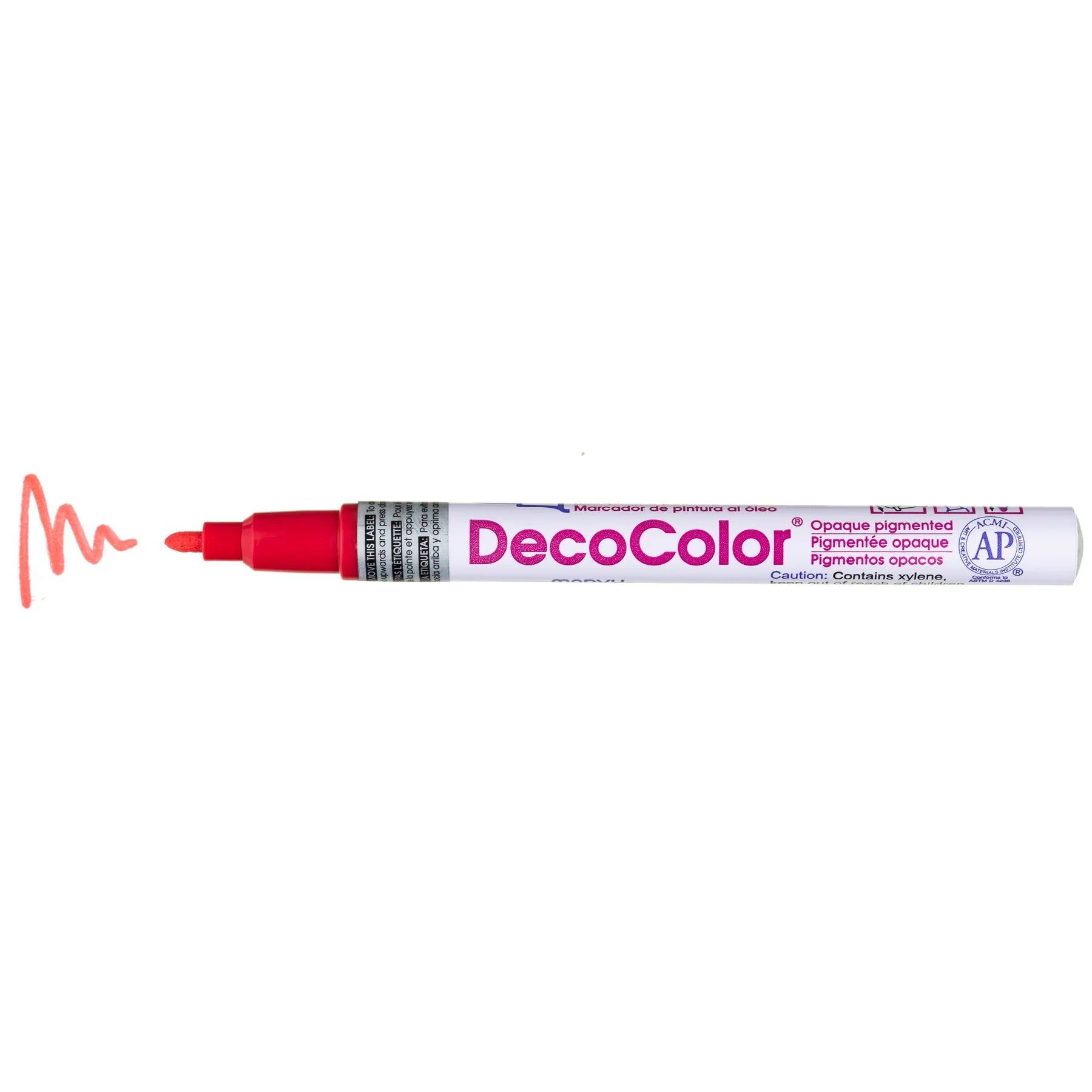 Decocolor Opaque Paint Pen Fine Red