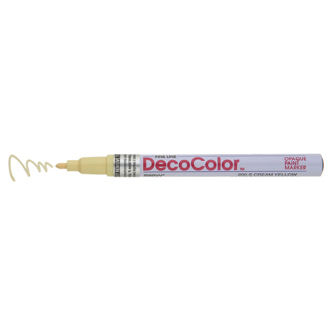 Decocolor Opaque Paint Pen Fine Cream Yellow