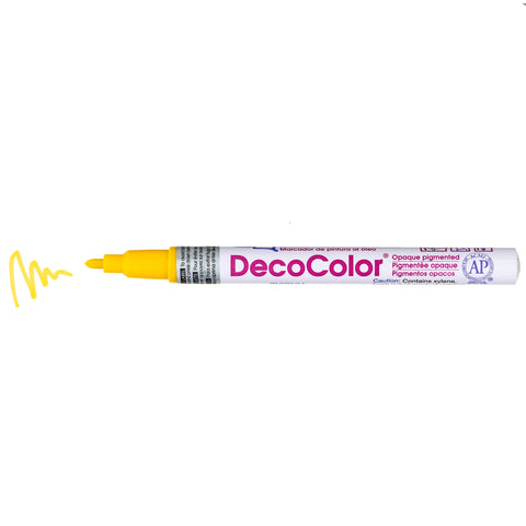 Decocolor Opaque Paint Pen Fine Yellow