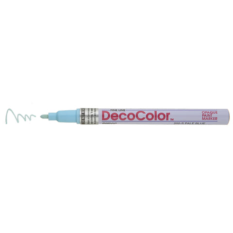 Decocolor Opaque Paint Pen Fine Pale Blue