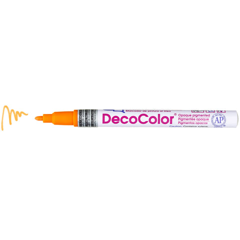 Decocolor Opaque Paint Pen Fine Orange