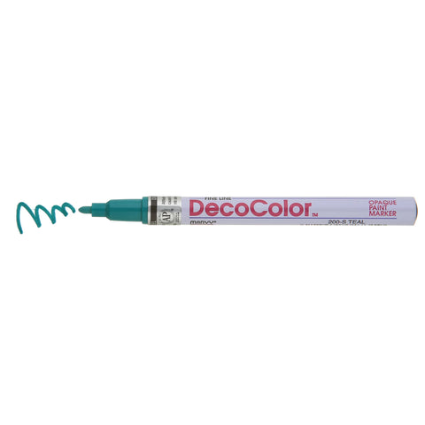 Decocolor Opaque Paint Pen Fine Teal